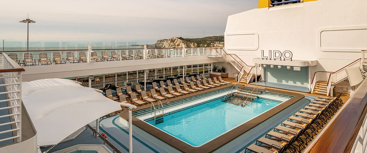 The Lido on the Lido deck of Spirit of Discovery